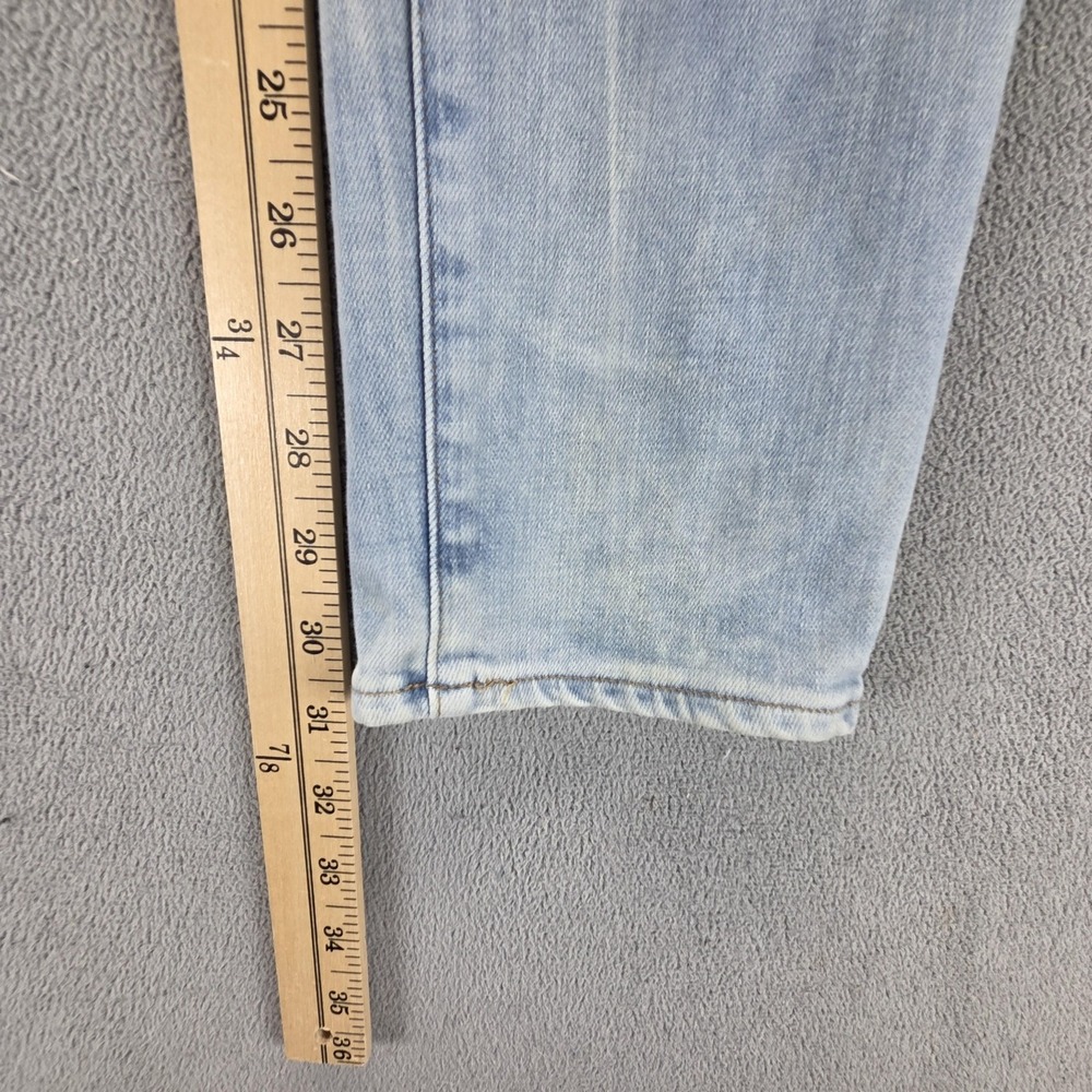 G-Star RAW Jeans Mens 31x32 Blue 3301 Slim Light Wash Button‎ Fly Denim - Picture 4 of 16